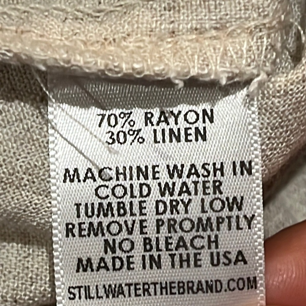 Stillwater Relax fit Linen Blend Some Beachy Overalls - Picture 12 of 17